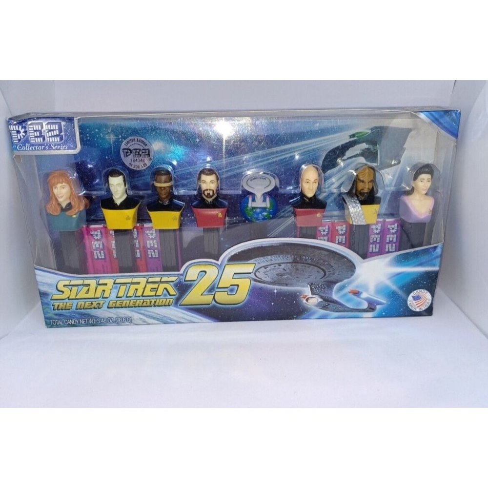 Star Trek The Next Generation 25 PEZ Collector's Series Walmart #184,348